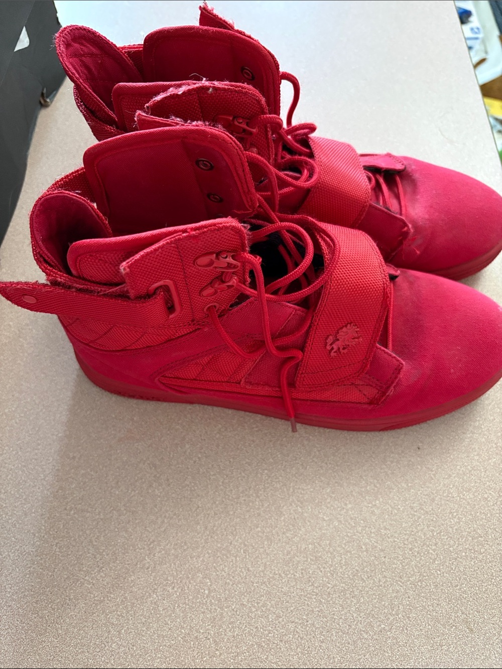 Vlado footwear red high tops atlas 2 size 10 men’s
